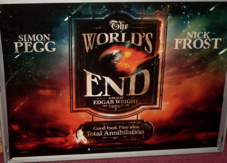WORLD'S END, THE: Advance UK Quad Film Poster WORLD'S END, THE: Advance UK Quad Film Poster