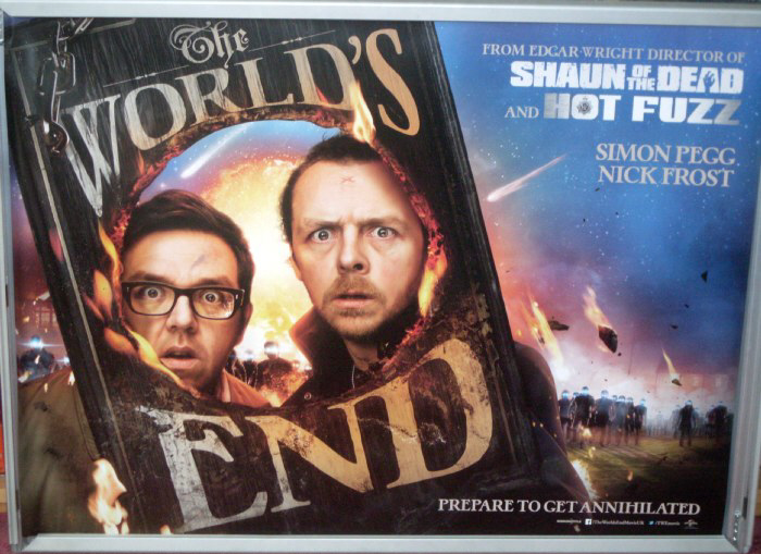 WORLD'S END, THE: Second Advance UK Quad Film Poster WORLD'S END, THE: Second Advance UK Quad Film Poster