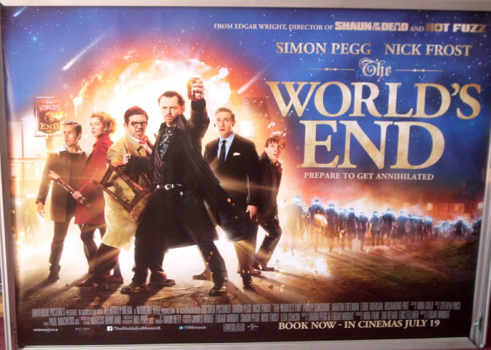 WORLD'S END, THE: Final UK Quad Film Poster WORLD'S END, THE: Final UK Quad Film Poster