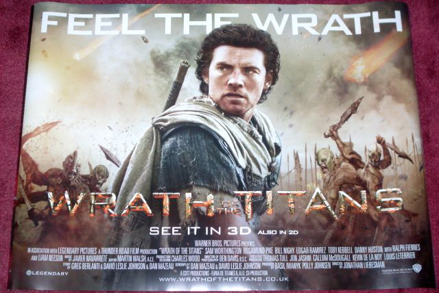 WRATH OF THE TITANS: V2 UK Quad Film Poster WRATH OF THE TITANS: V2 UK Quad Film Poster