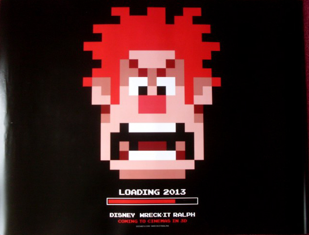 WRECKIT RALPH: Advance UK Quad Film Poster WRECKIT RALPH: Advance UK Quad Film Poster