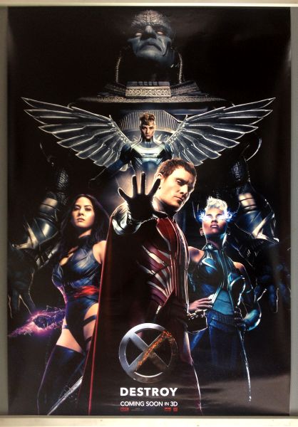 Cinema Poster: X-MEN APOCALYPSE 2016 (Destroy One Sheet) Michael Fassbender James McAvoy