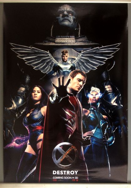 Cinema Poster: X-MEN APOCALYPSE 2016 (Destroy One Sheet) Michael Fassbender James McAvoy Cinema Poster: X-MEN APOCALYPSE 2016 (Destroy One Sheet) Michael Fassbender James McAvoy