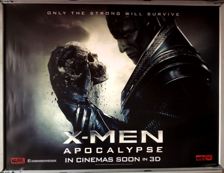 Cinema Poster: X-MEN APOCALYPSE 2016 (Adv Quad) Michael Fassbender James McAvoy