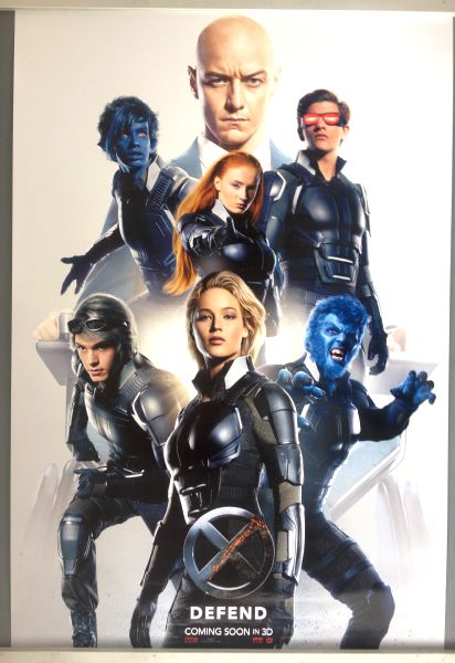 Cinema Poster: X-MEN APOCALYPSE 2016 (Defend One Sheet) Michael Fassbender James McAvoy Cinema Poster: X-MEN APOCALYPSE 2016 (Defend One Sheet) Michael Fassbender James McAvoy