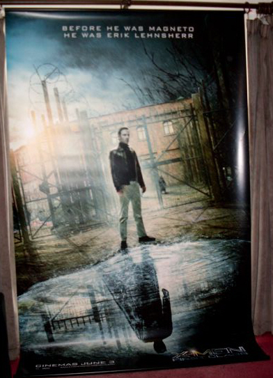 X-MEN FIRST CLASS: Magneto/Michael Fassbender Cinema Banner X-MEN FIRST CLASS: Magneto/Michael Fassbender Cinema Banner
