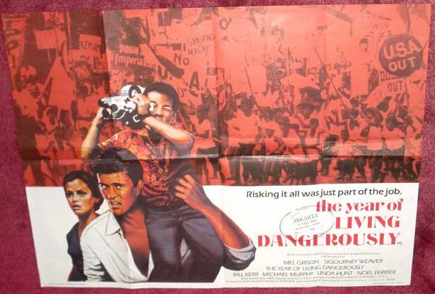 YEAR OF LIVING DANGEROUSLY, THE: UK Quad Film Poster