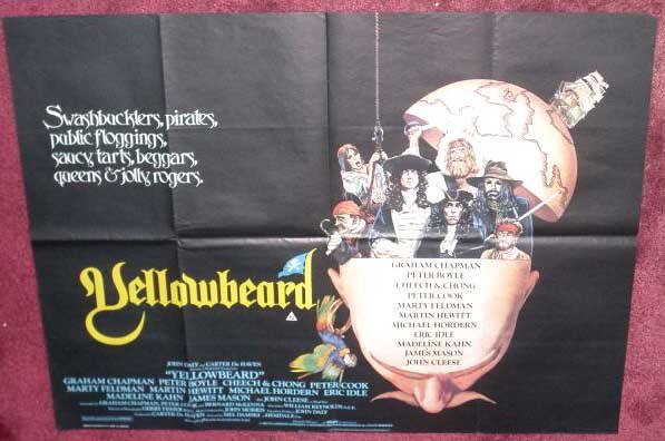 YELLOWBEARD: UK Quad Film Poster YELLOWBEARD: UK Quad Film Poster