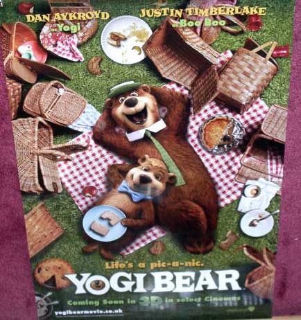 YOGI BEAR: Advance One Sheet Film Poster