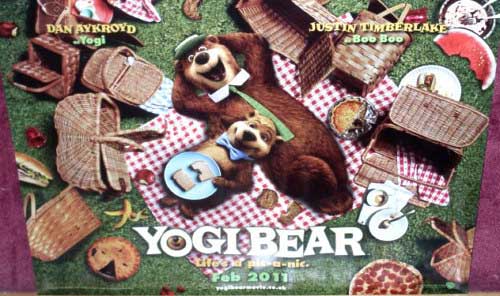 YOGI BEAR: Advance Quad Film Poster