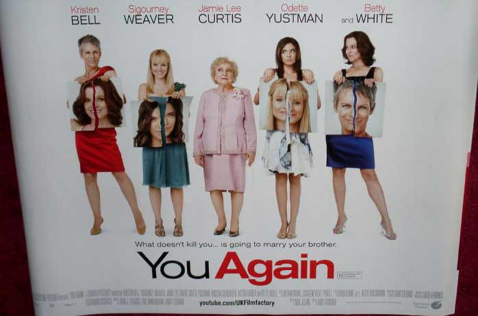 YOU AGAIN: UK Quad Film Poster YOU AGAIN: UK Quad Film Poster