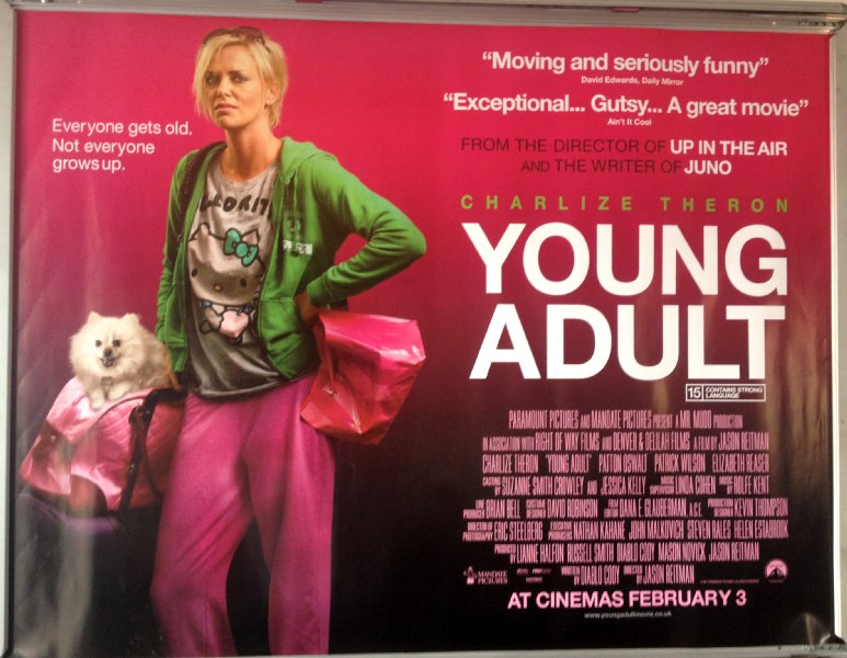 YOUNG ADULT: V2 UK Quad Film Poster YOUNG ADULT: V2 UK Quad Film Poster