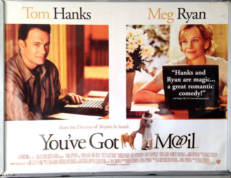 Cinema Poster: YOU'VE GOT MAIL 1998 (Quad) Tom Hanks Meg Ryan Cinema Poster: YOU'VE GOT MAIL 1998 (Quad) Tom Hanks Meg Ryan