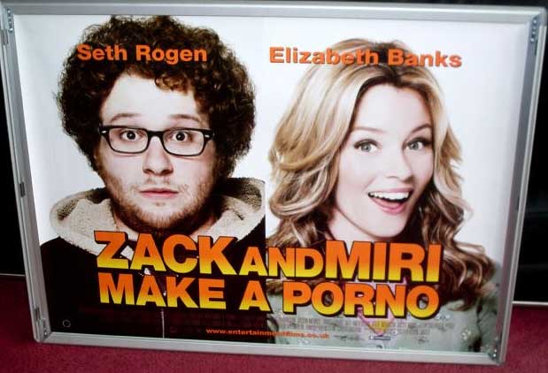 ZACK AND MIRI MAKE A PORNO: Main UK Quad Film Poster ZACK AND MIRI MAKE A PORNO: Main UK Quad Film Poster
