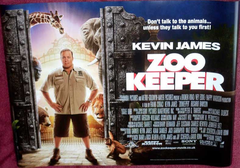 ZOOKEEPER : UK Quad Film Poster